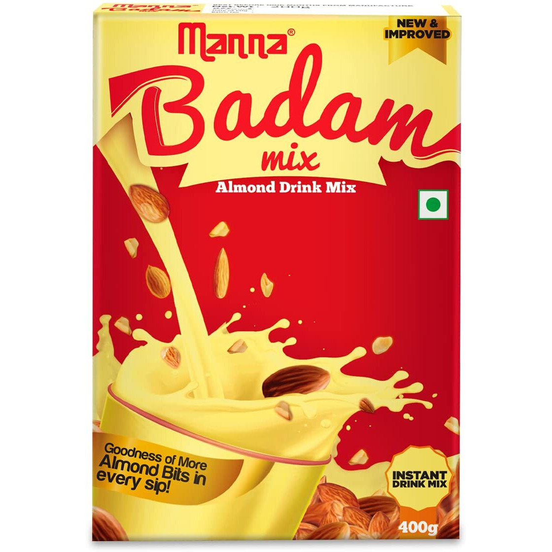 Manna Badam Mix Instant 400g with 10% Badam Pieces