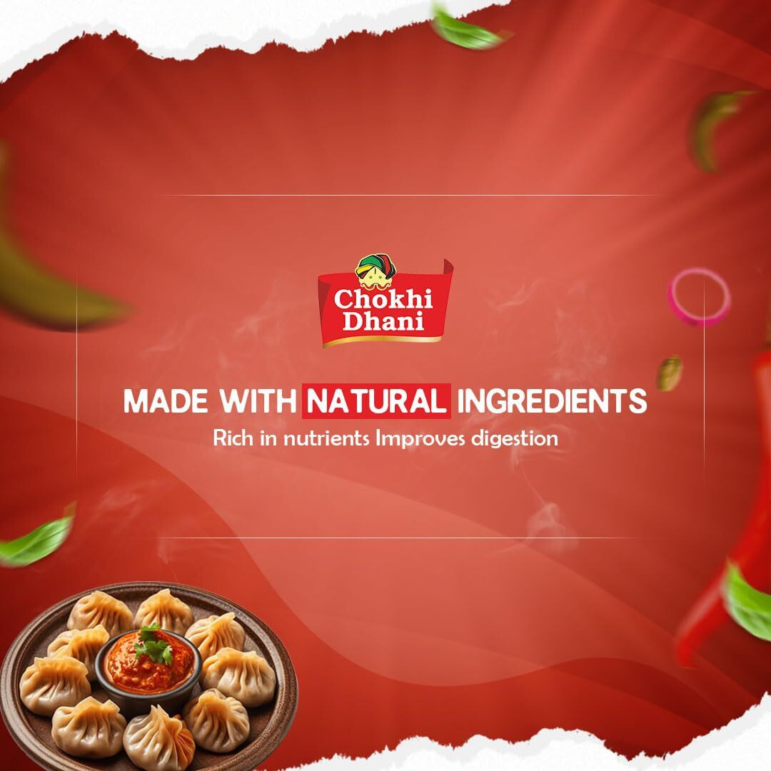 Chokhi Dhani Chilli Garlic Chutney, Spicy Garlics & Red Chillies Condiment for Dipping Chutneys, Lal mirchi lahsun ki chatni (Pack of 1, 280g)