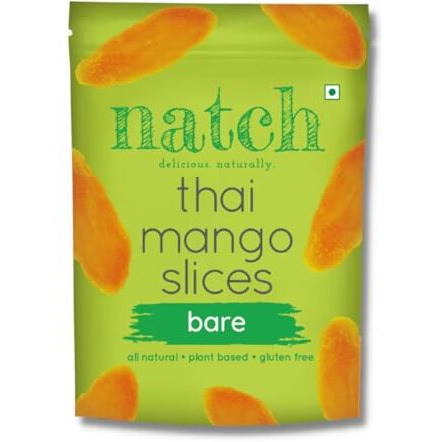 Natch Dried Thai Mango Slices, 100% All Natural, Vegan, Gluten Free, No Artificial Preservatives, Trans Fat Free, Rich in Antioxidants, Bare Flavour, 150gm each (Pack of 1)