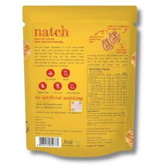Natch Thai Sticky Rice Chips, 100% All Natural, Vegan, Gluten Free, No Artificial Preservatives, Trans Fat Free, Low Calorie, Sweet Chilli Flavour, 25gm each (Pack of 4)