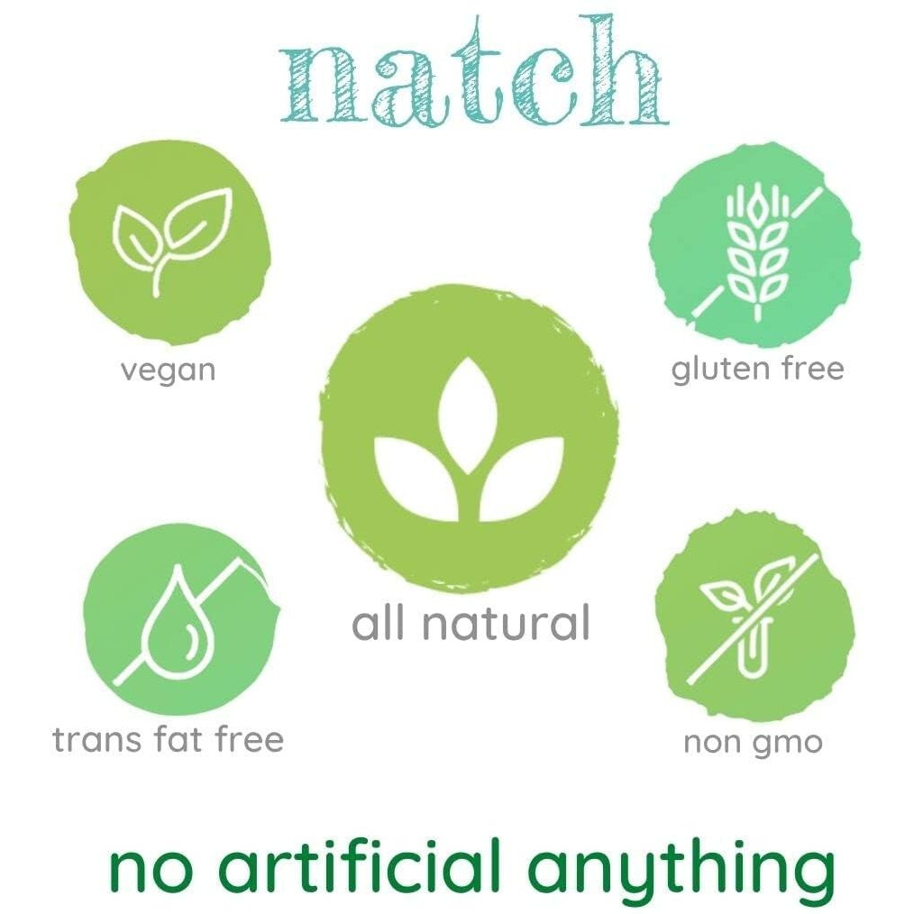 Natch Thai Sticky Rice Chips, 100% All Natural, Vegan, Gluten Free, No Artificial Preservatives, Trans Fat Free, Low Calorie, Sesame Butter, Wasabi, Sweet Chilli Flavour, 25gm each (Pack of 6)