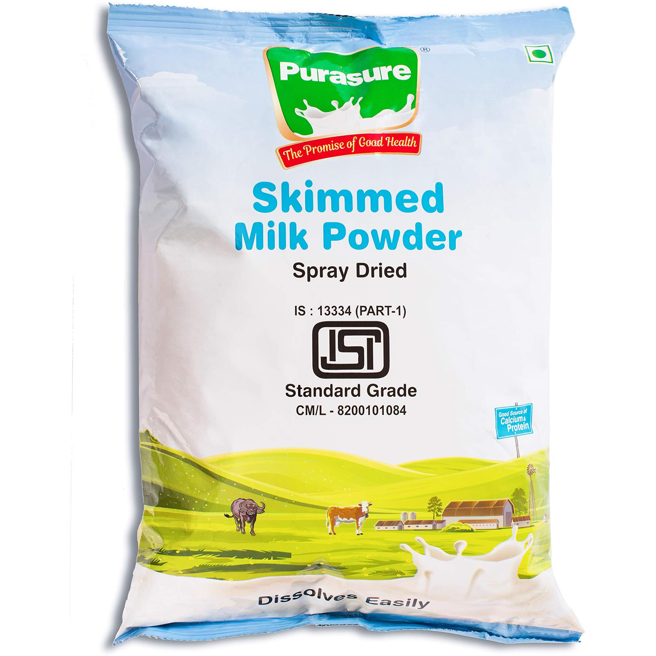 Purasure Skimmed Milk Powder, 1 KG