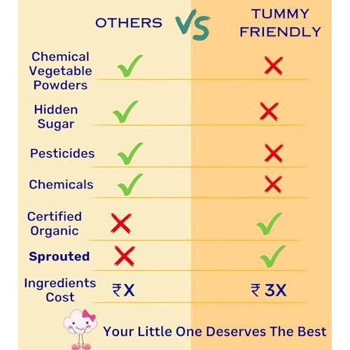 TummyFriendly Foods Premium Nuts, Seeds and Dates Powder | Dry Fruit Powder For Baby Kids | Organic Dry Nuts Powder For Babies Kids and Adults | No Hidden Sugar | No Preservatives | 100g (100)