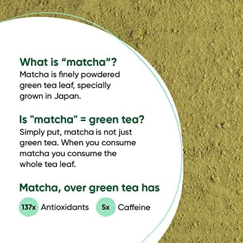 Tencha Culinary Matcha | Japanese Matcha Green Tea Powder | Sourced From Shizouka, Japan | Vegan | No Artificial Sweeteners | 50Gm, Pack Of 2, 50 grams