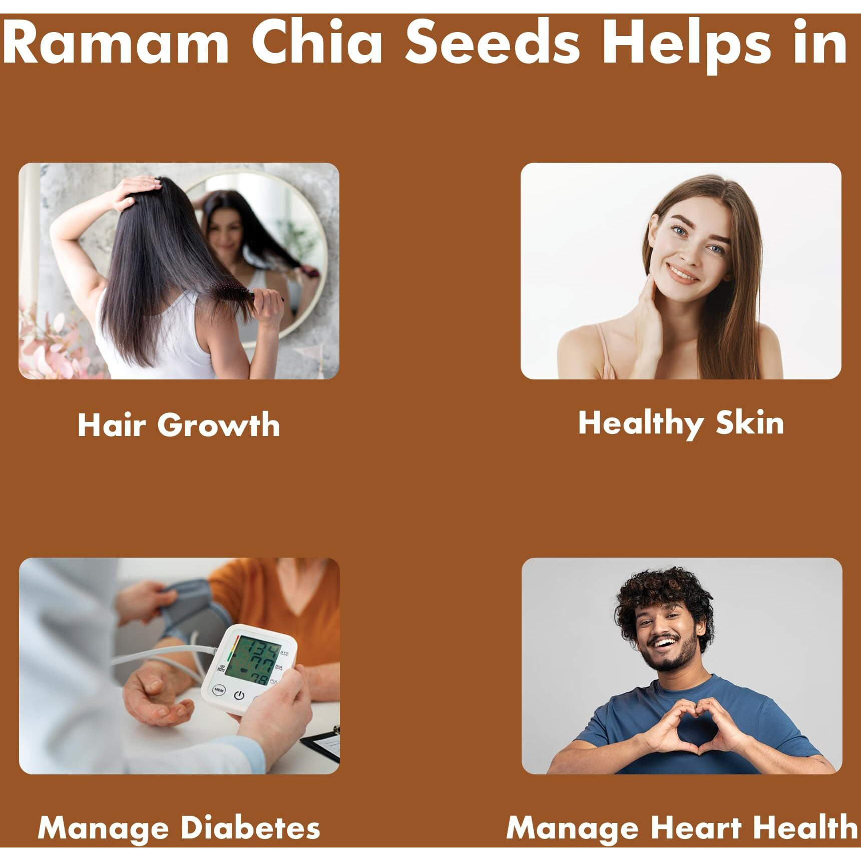 New Ramam Flax Seeds 400gm | Natural Raw Flax seeds for Eating | High Dietary Fiber | Rich in Magnesium |Helps in Manage Blood sugar levels & Heart Health | Helps in Hair Growth| Alsi Seeds- 400gm