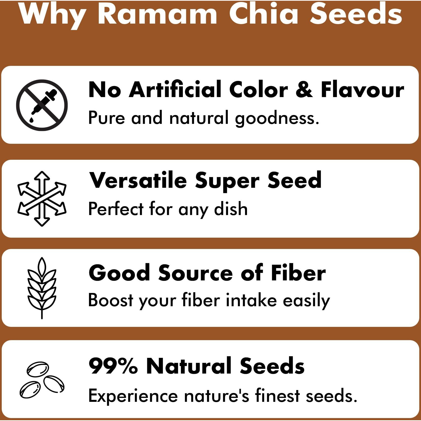 New Ramam Flax Seeds 400gm | Natural Raw Flax seeds for Eating | High Dietary Fiber | Rich in Magnesium |Helps in Manage Blood sugar levels & Heart Health | Helps in Hair Growth| Alsi Seeds- 400gm