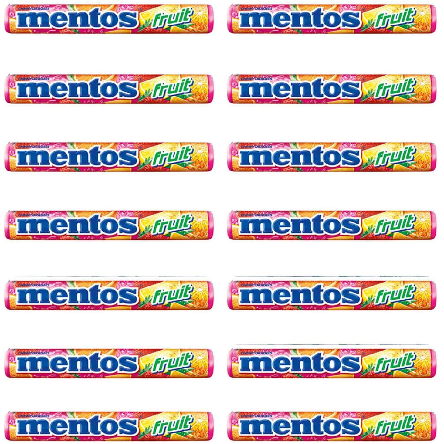 Mentos Fruit Roll, 14 X 29 Gram