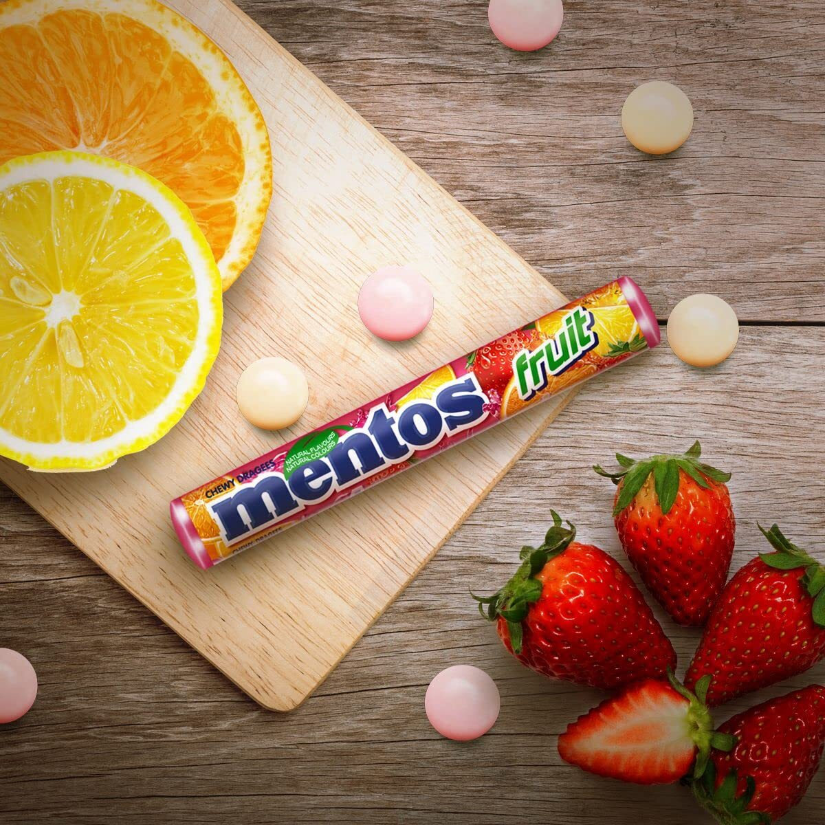Mentos Fruit Roll, 14 X 29 Gram