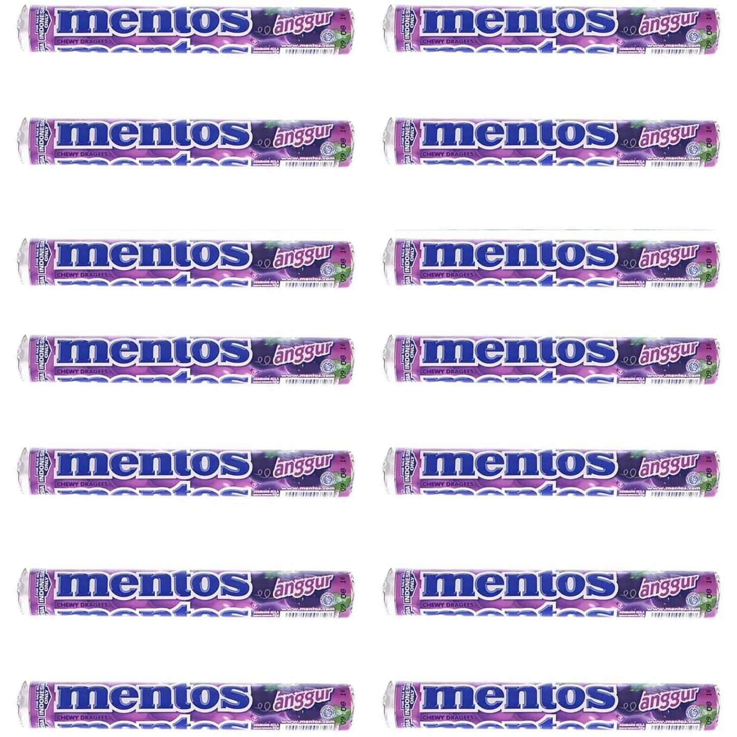 Mentos Grape Roll,14 X 29 G,406 Grams