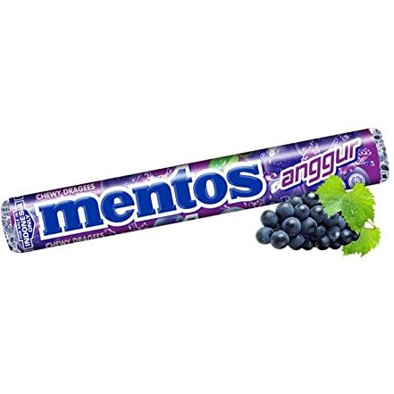 Mentos Grape Roll,14 X 29 G,406 Grams