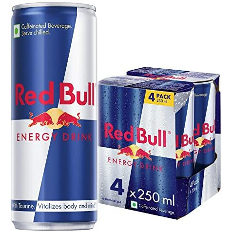 Red Bull Energy Drink, 250 ml (4 Pack), Chocolate