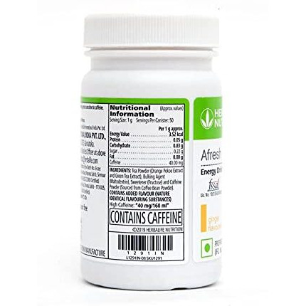 HERBALIFE Afresh Energy Drink - Lemon Flavor & Tulsi Flavor For Weight Loss Energy Drink(50 g, Lemon, Tulsi Flavored)