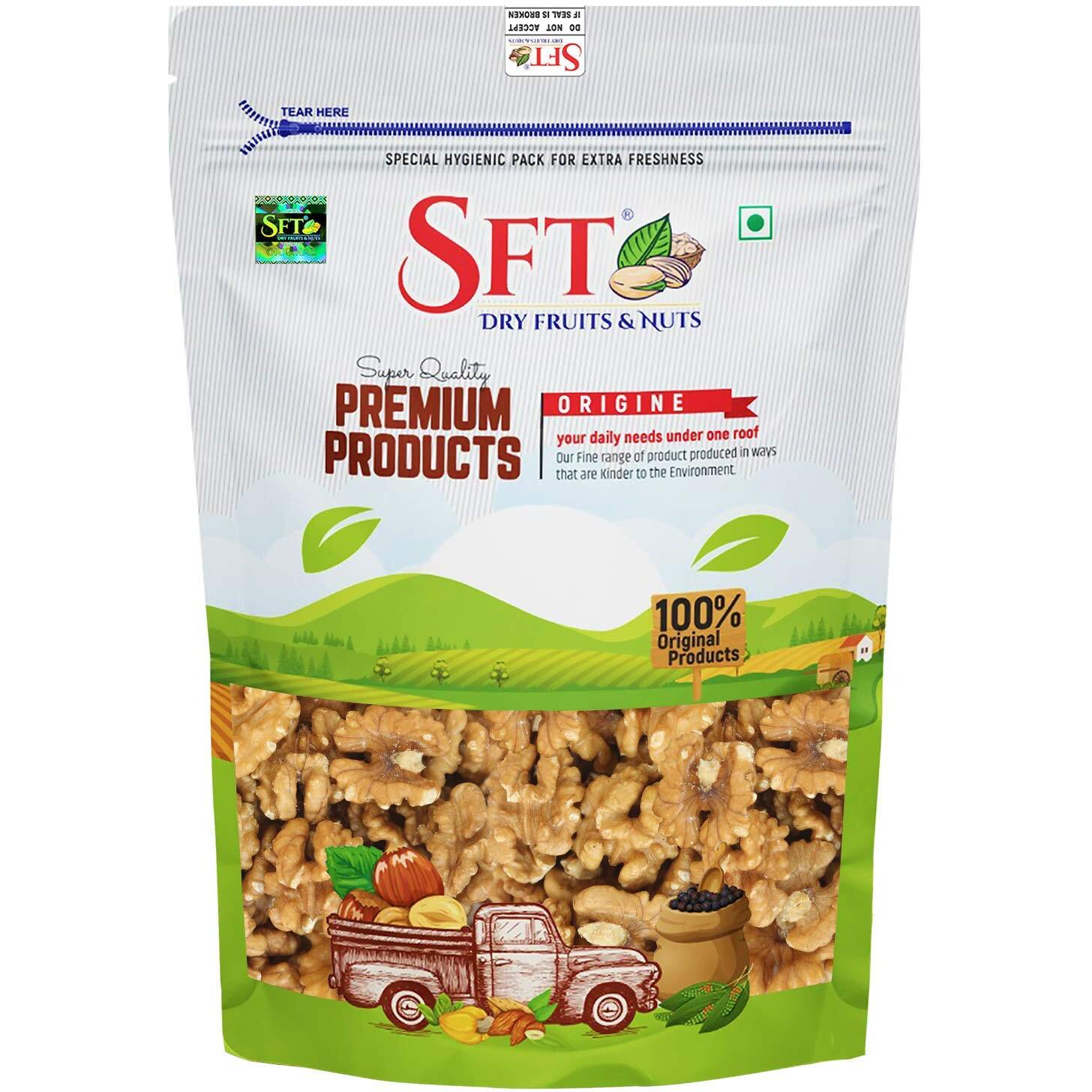 SFT Walnut Kernels (Akhrot Giri) [Grade - 2 Pieces] 1Kg