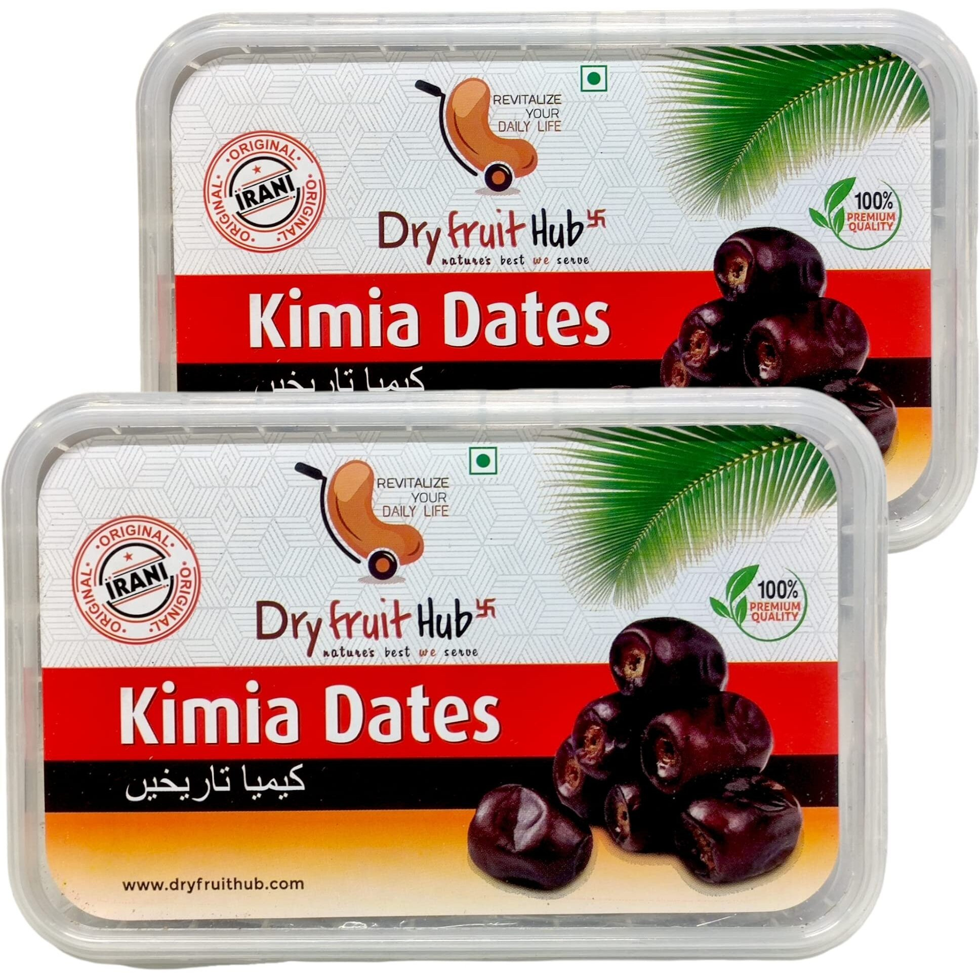 Dry Fruit Hub Kimia Dates (Khajur) 1kg Pack Of 2, Fresh Mazafati Dates 100% Natural Soft Kimia Khajoor, Original Kimia Khejur For Healthy Snacks,Dates Dry Fruits No Added Preservatives
