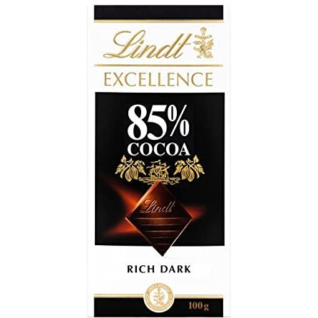 Lindt Excellence 85% Cocoa Dark Chocolate, 200 gram