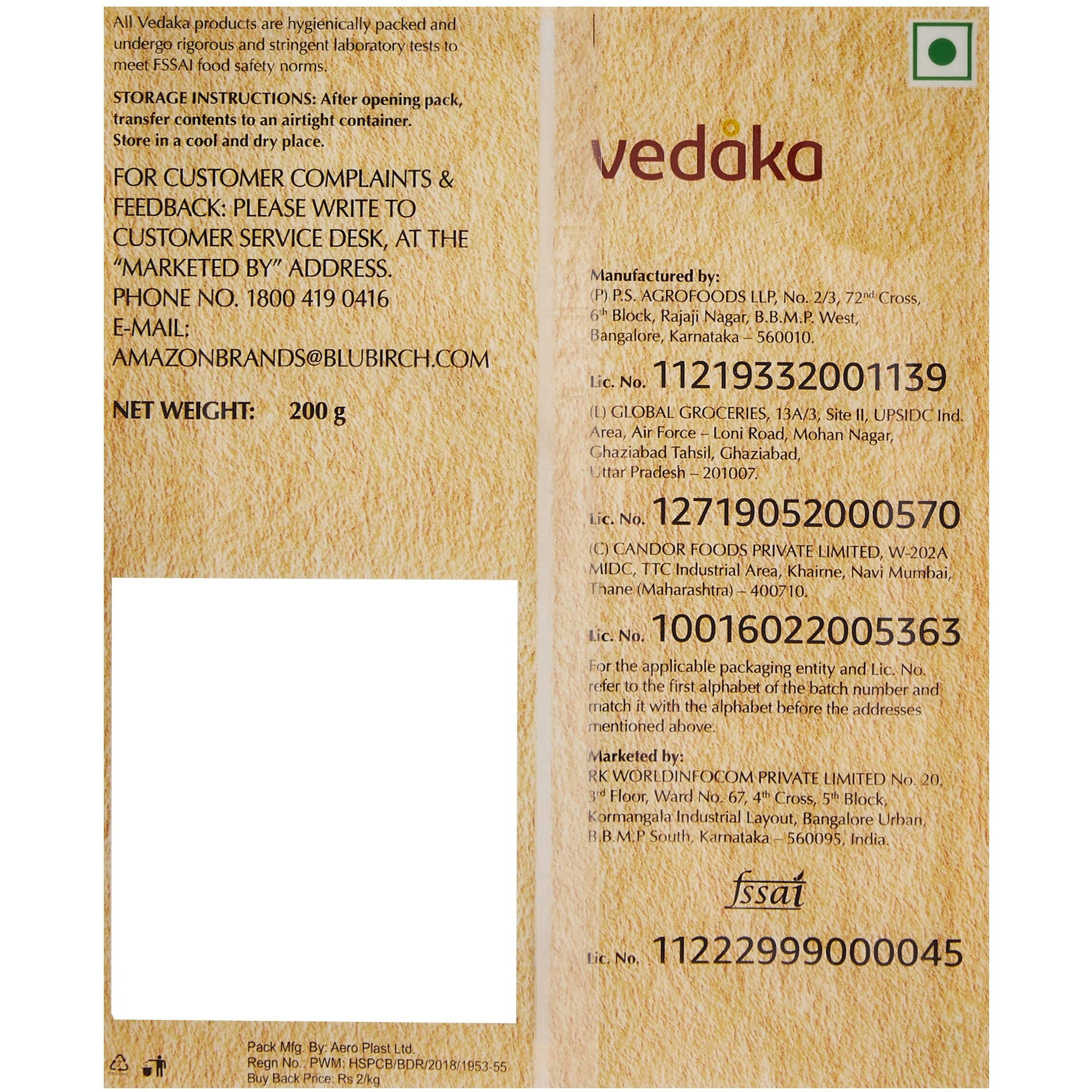 Amazon Brand - Vedaka Dry Fruits Combo | Premium Almonds and Cashews | (2 X 200 gm)