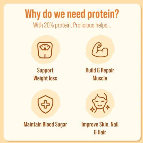 Prolicious 2X High Protein Khakra Combo | No Palm Oil | Plant Based | Easy to Carry (170 Grams Each -Pack of 4)