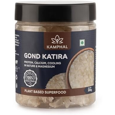 Kamphal Gond Katira Pure - 300 Gm | Tragacanth Gum | High Cooling Properties | 100% Natural Superfood Edible Gum