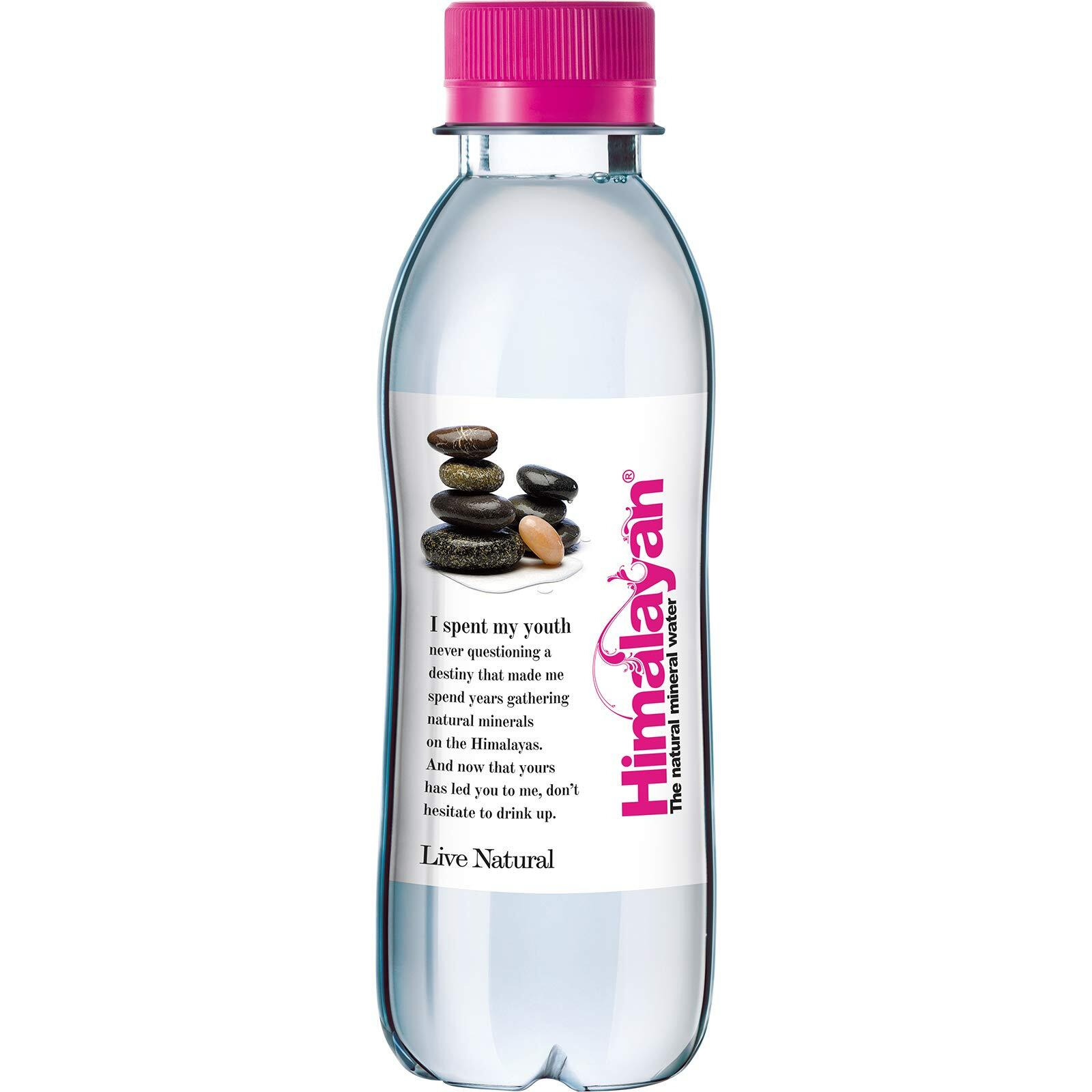 Himalayan Natural Mineral Water (200 ml x 48 bottles) Mildly Alkaline, Sourced from Himalayas, Untouched & Unprocessed