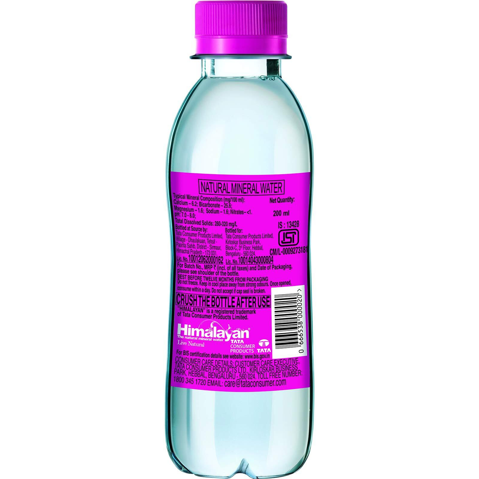 Himalayan Natural Mineral Water (200 ml x 48 bottles) Mildly Alkaline, Sourced from Himalayas, Untouched & Unprocessed