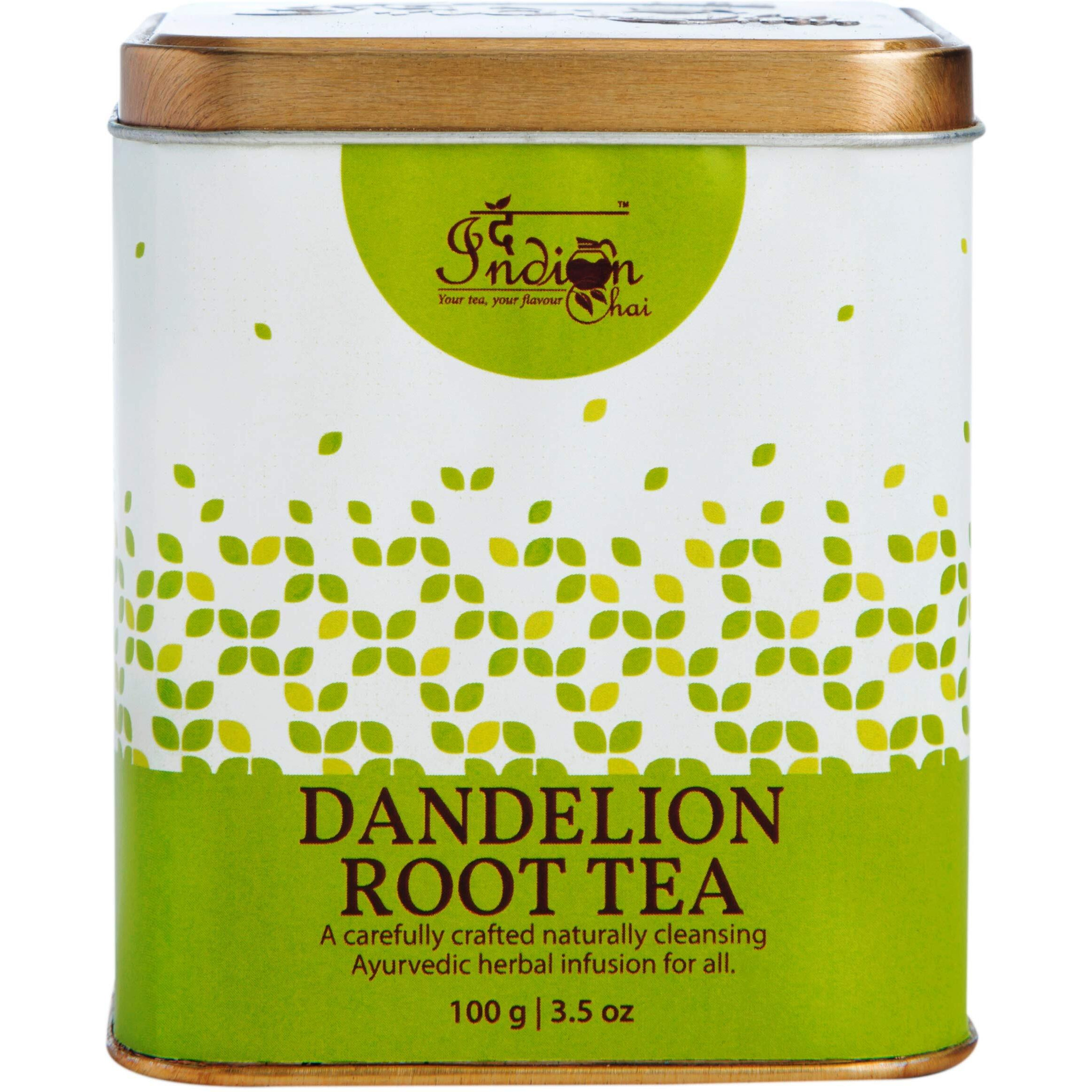 The Indian Chai Dandelion Root Tea For Detox|Kidney & Liver Detox Tea|Improves Kidney Function & Digestive Health|Herbal Tea|Dandelion Tea|Caffeine Free|Super-Herb|Loose Leaves (100 Grams)