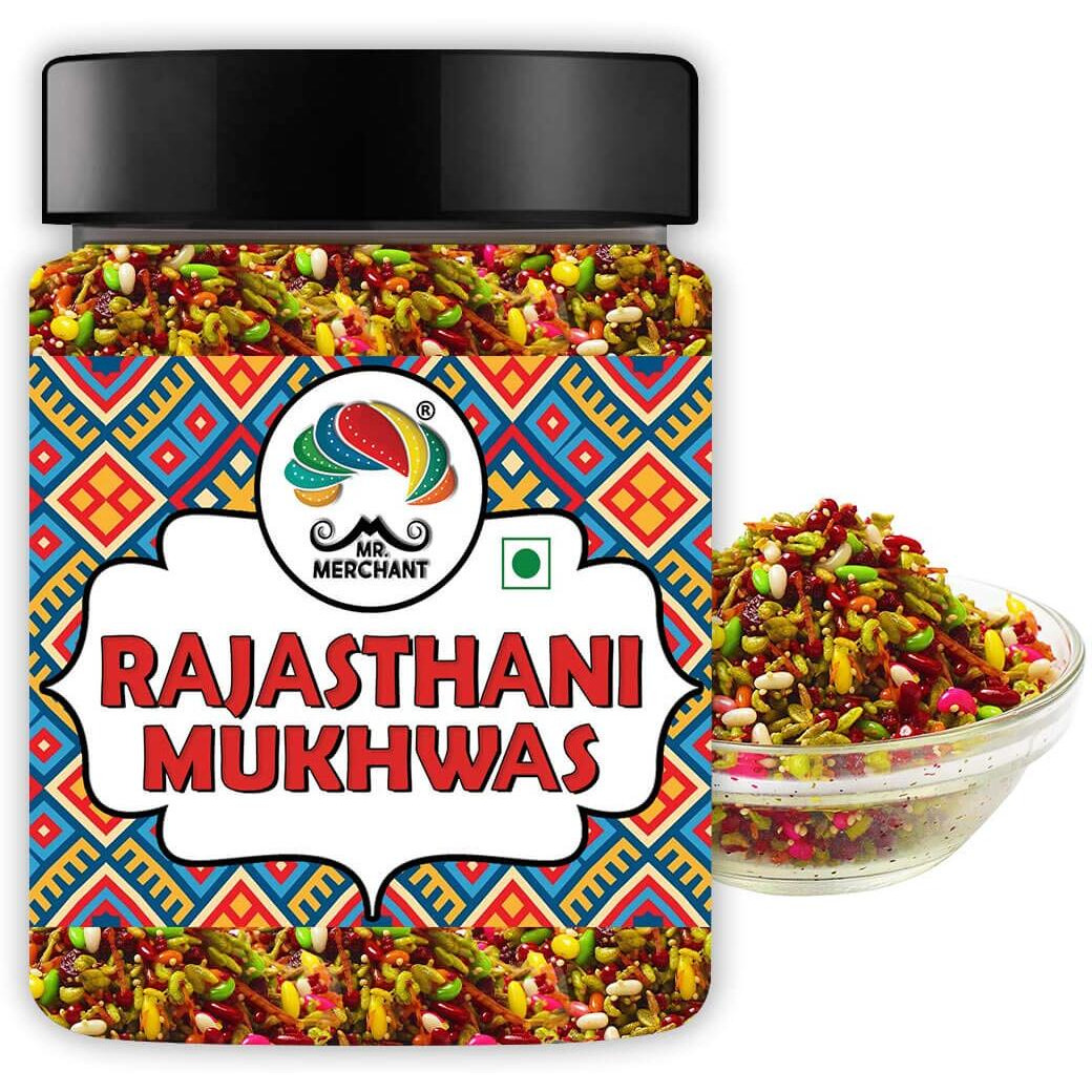 Mr. Merchant Rajasthani Mukhwas, Traditional Mouth Freshener Mukhwas Mix (300 gm (Pack of 1))
