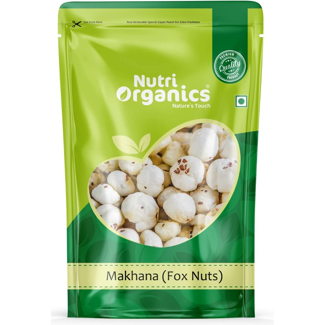 NutriOrganics Fox Nuts (Phool Makhana) - 150g