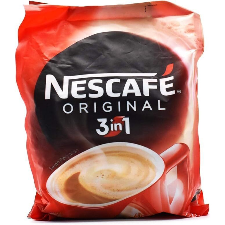 Nescafae 3 In 1 Original Instant Coffee 30 Sachets Bag, 525 Gram