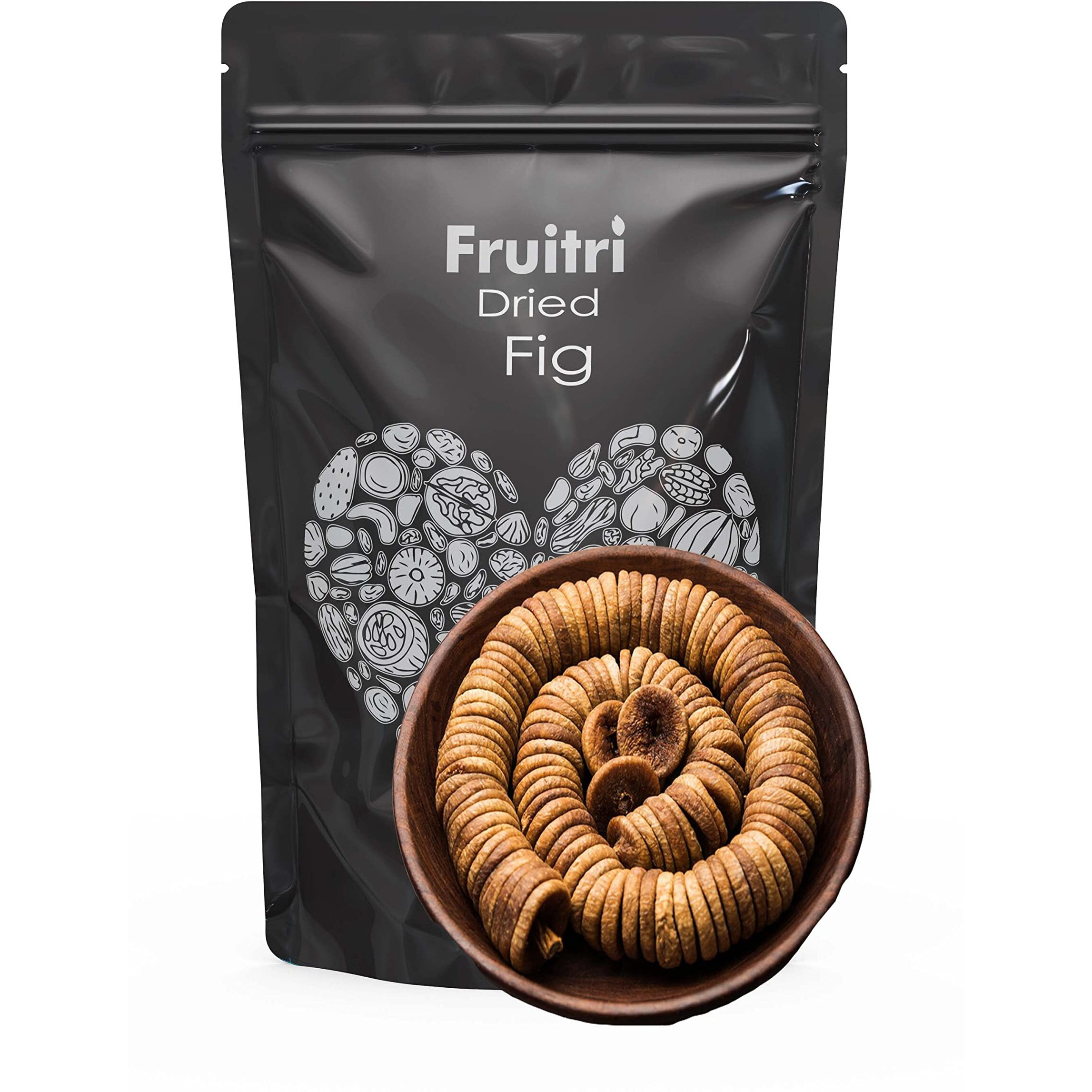 Fruitri Premium Dried Fig, Anjeer, 1Kg, Pack of 1