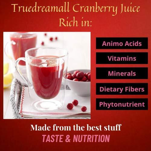 TRUEDREAMALL Cranberry Juice Without Added Sugar, for UTI, PCOD (Concentrate Juice)750ml