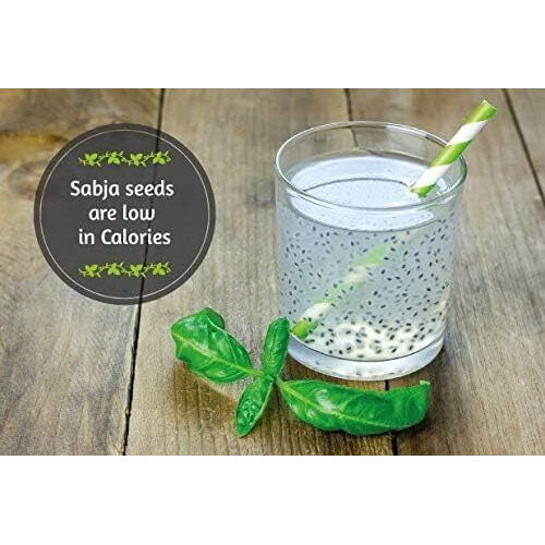 Nature Prime 100% Hygienic Raw sabja Basil Seeds (250 Gram)