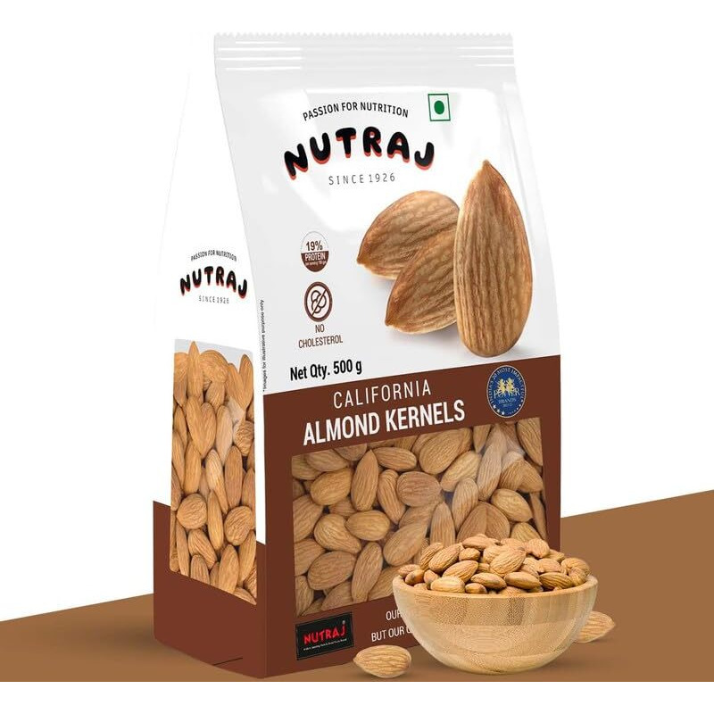 Nutraj Dry Fruits Combo 1.5kg - Almond 500g, Cashew 500g & Long Raisin 500g | Dry Fruits | Badam Giri | Kishmish | Kaju | Pack of 3