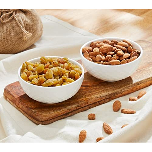 Amazon Brand - Vedaka Premium Dry Fruit Combo | (200gm Almonds + 200gm Raisin) 400gm