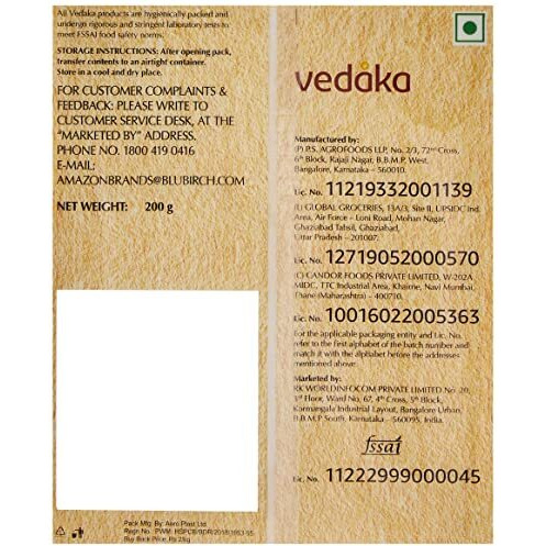 Amazon Brand - Vedaka Premium Dry Fruit Combo | (200gm Almonds + 200gm Raisin) 400gm
