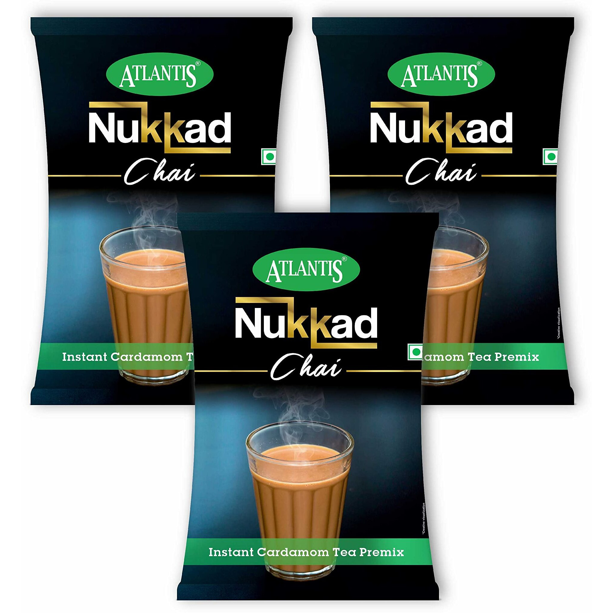 ATLANTIS 3 in 1 Nukkad Instant Tea Premix Powder 3 Kg for Vending Machine