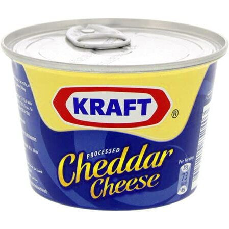 Kraft Cheddar Cheese, 4 x 190 g