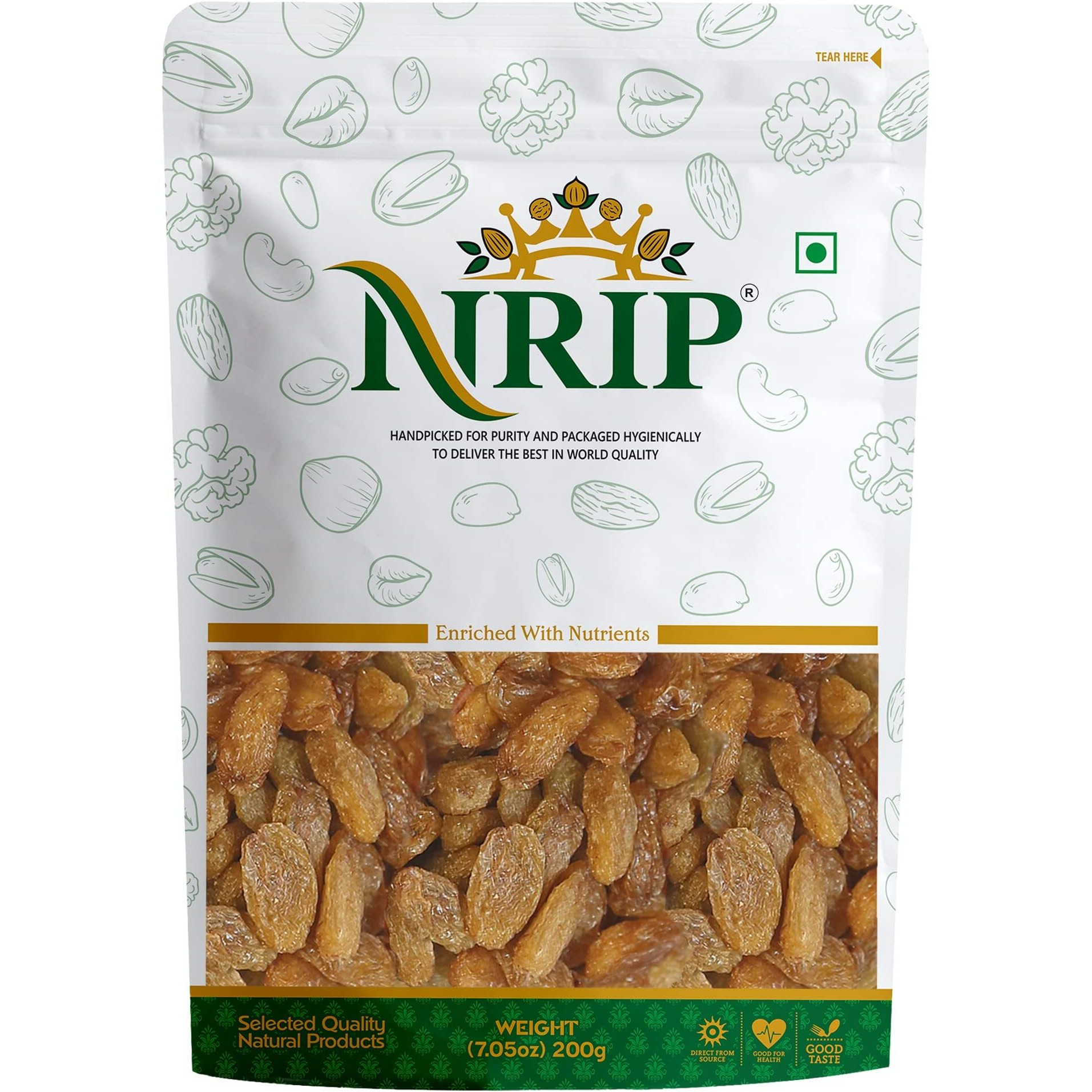 NRIP Raisin with Seed (Munakka) Abjosh 200 Gm