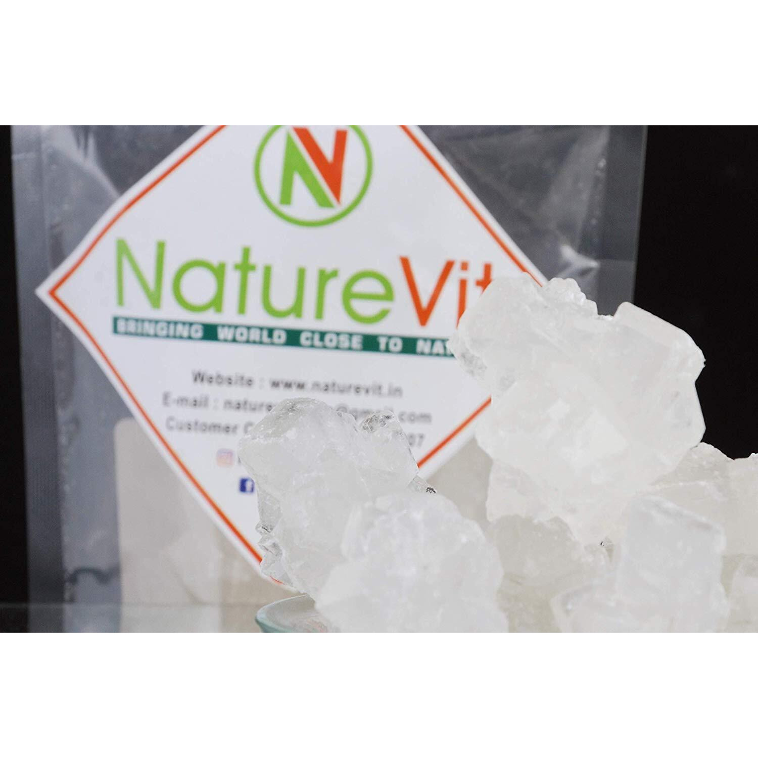 Nature Vit Dhaga Mishri | Rock Sugar 5kg (Pure Thread Crystal) | Thread Mishri | Dhaga Mishri | Mishri Crystal | Dhaga Mishri In Fresh