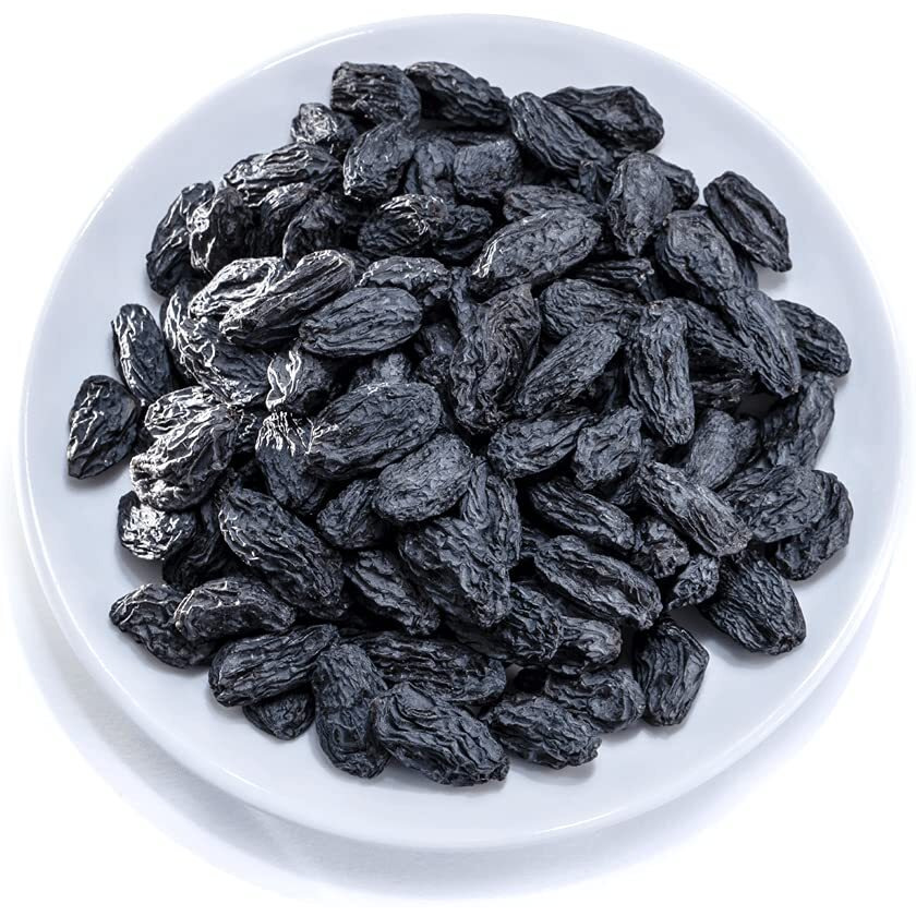 DRY FRUIT HUB Black Fresh Raisins With Seed 1Kg,Seeded Black Raisins,Afghan Black Raisins, Kali Kishmish With Seeds Black Kismis