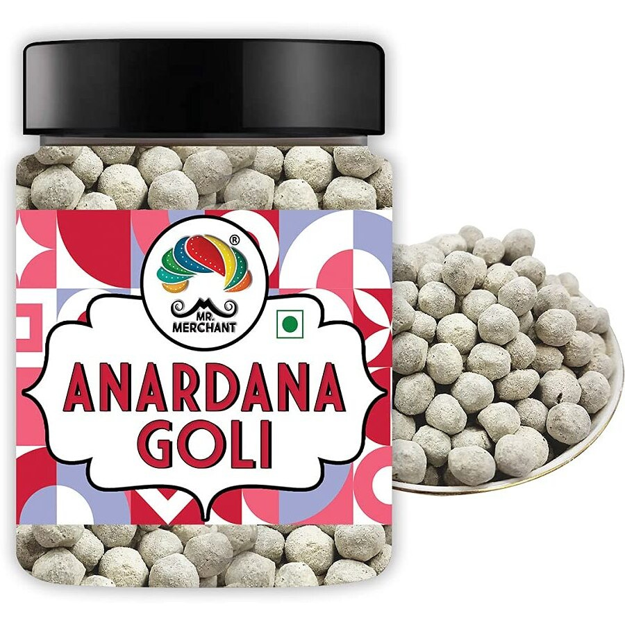 Mr. Merchant Pachak Anardana Goli Churan [Mouth Freshener, Digestive,After-Meal,Mukhwas](300 gm (Jar))