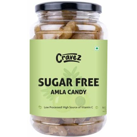 Cravez Dried Amla Candy | Export Quality Aamla | 600 Gram | Low Processed Amla | Natural | No Preservative | No Artificial Colour Used (Amla)