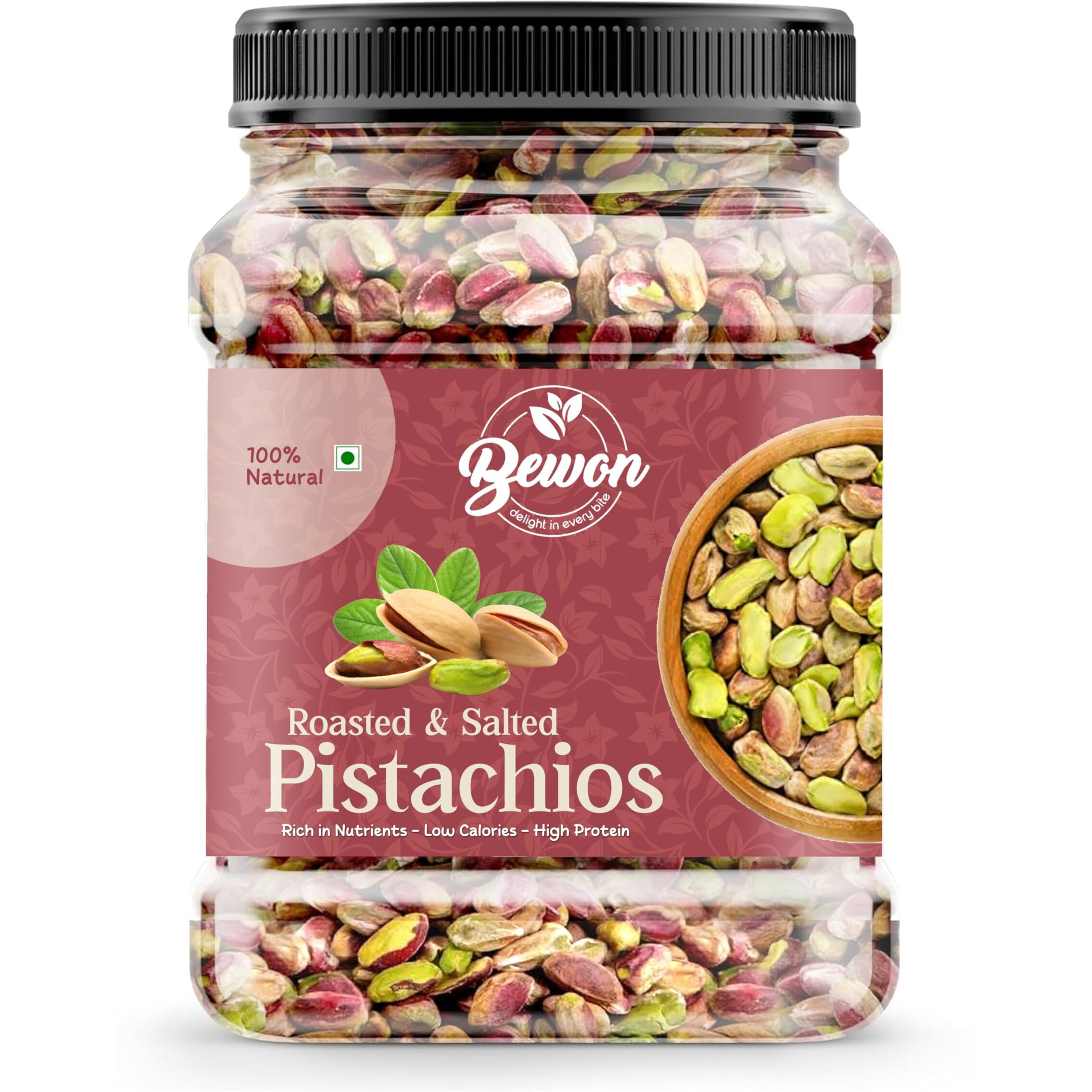 BEWON California Pistachios | Pistachios Kernels Without Shell, Sada Pista (1 kg)