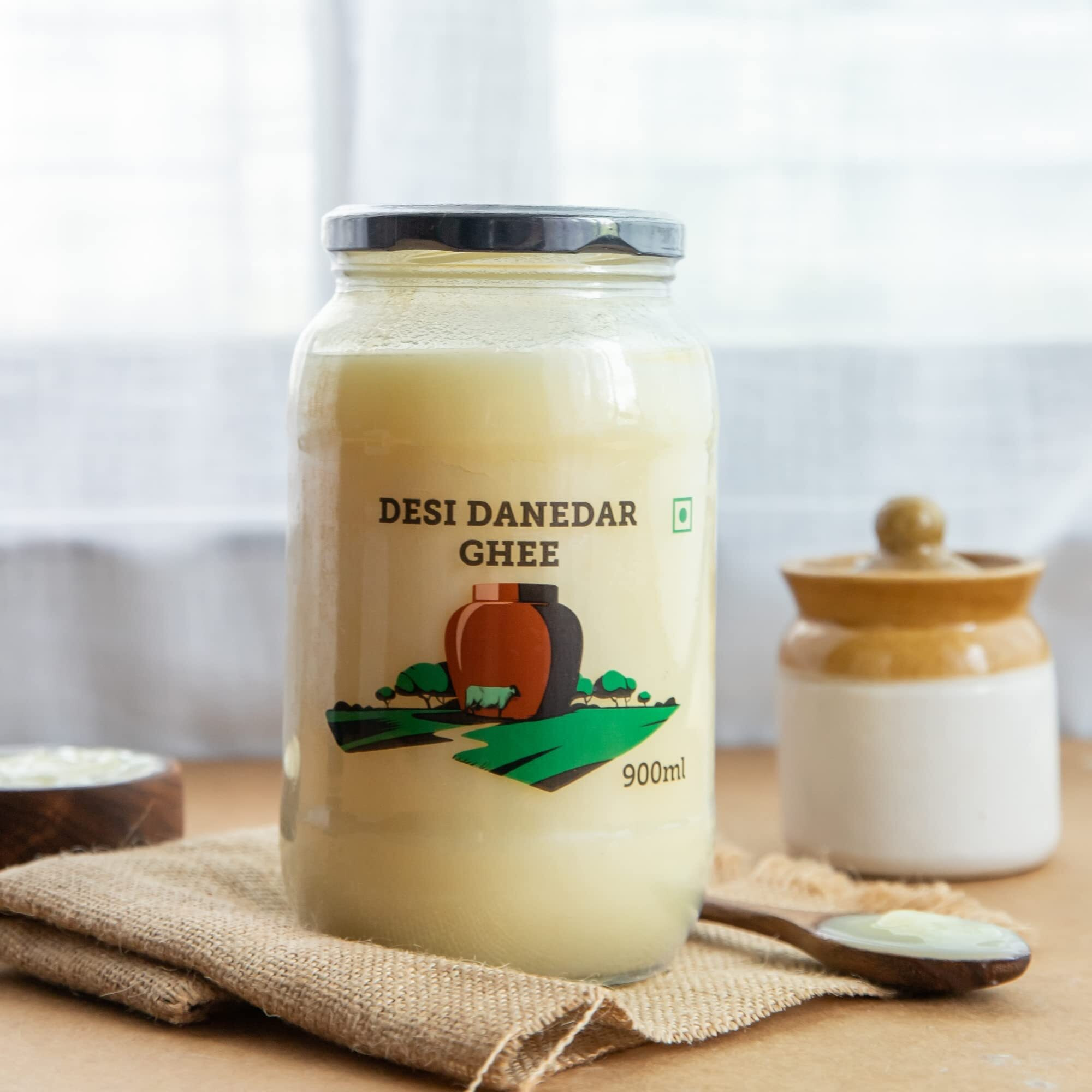 Country Delight Desi Danedar Ghee 900 ML | Buffalo Ghee 900 ML Pure (Pack of 1)