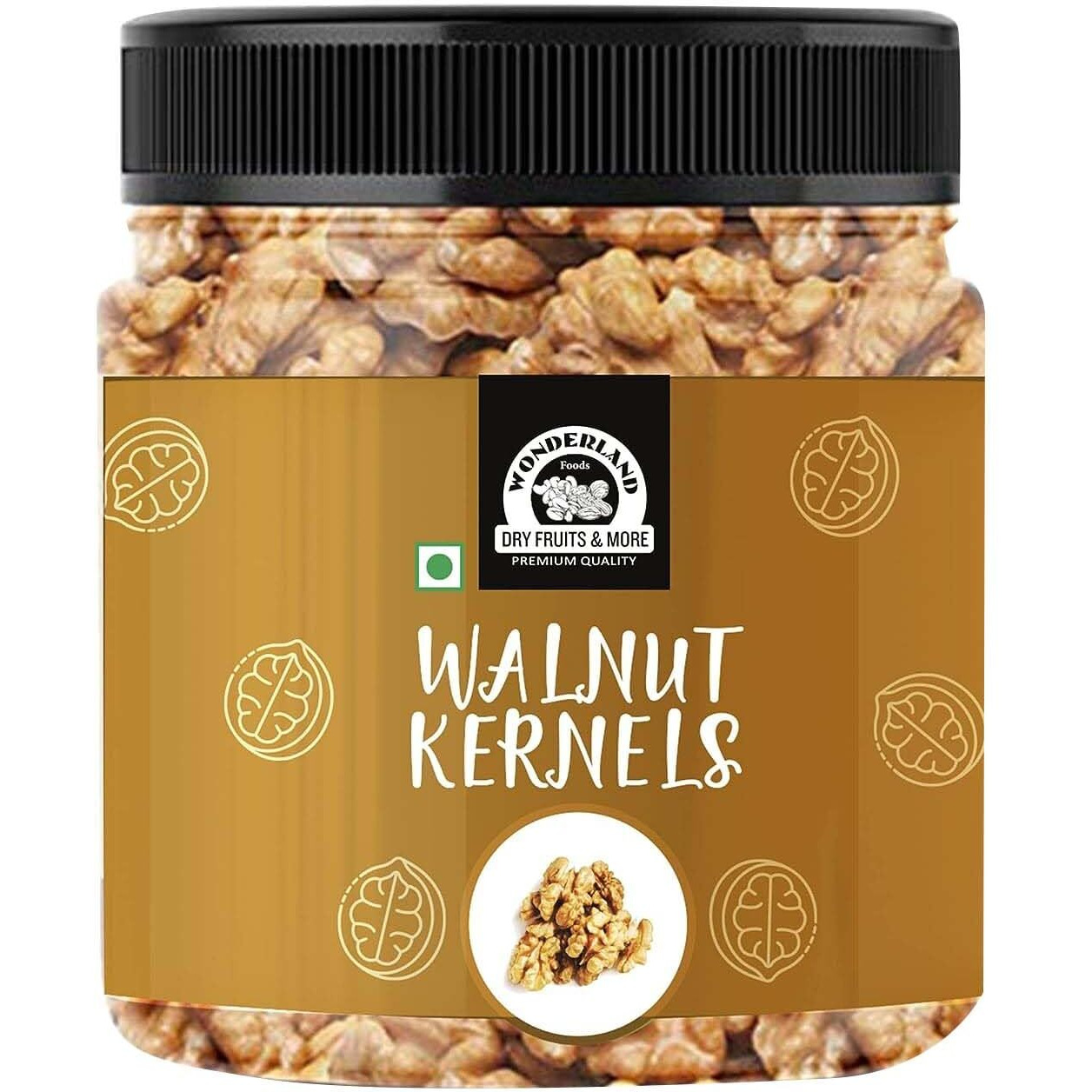 WONDERLAND FOODS (DEVICE) Dry Fruits California Extra Light Walnut Kernels (Akhrot Giri) I 200g Jar