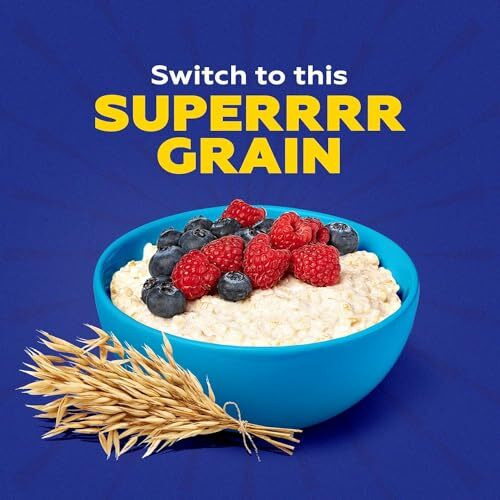 Yogabar Instant Oats 1 Kg, Pack of 5 | Premium Oats, Ready to Cook, Gluten Free Oats with High Fibre, 100% Whole Grain, Non-GMO, 5Kg