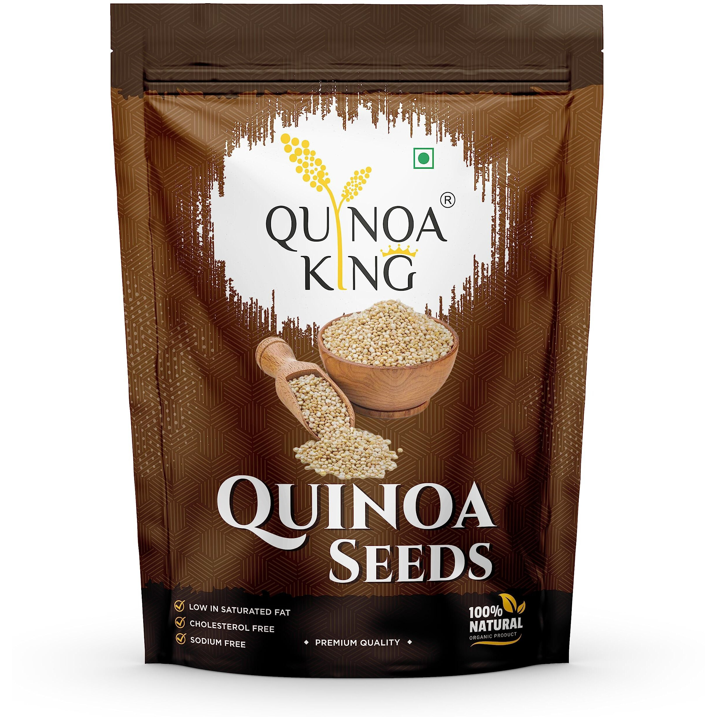 QUIONA KING Gluten Free Quinoa 5Kg | (5 Pack Of 1Kgs Packets) | Healthy Food | Diet Food For Weight Loss | Quinoa Seeds