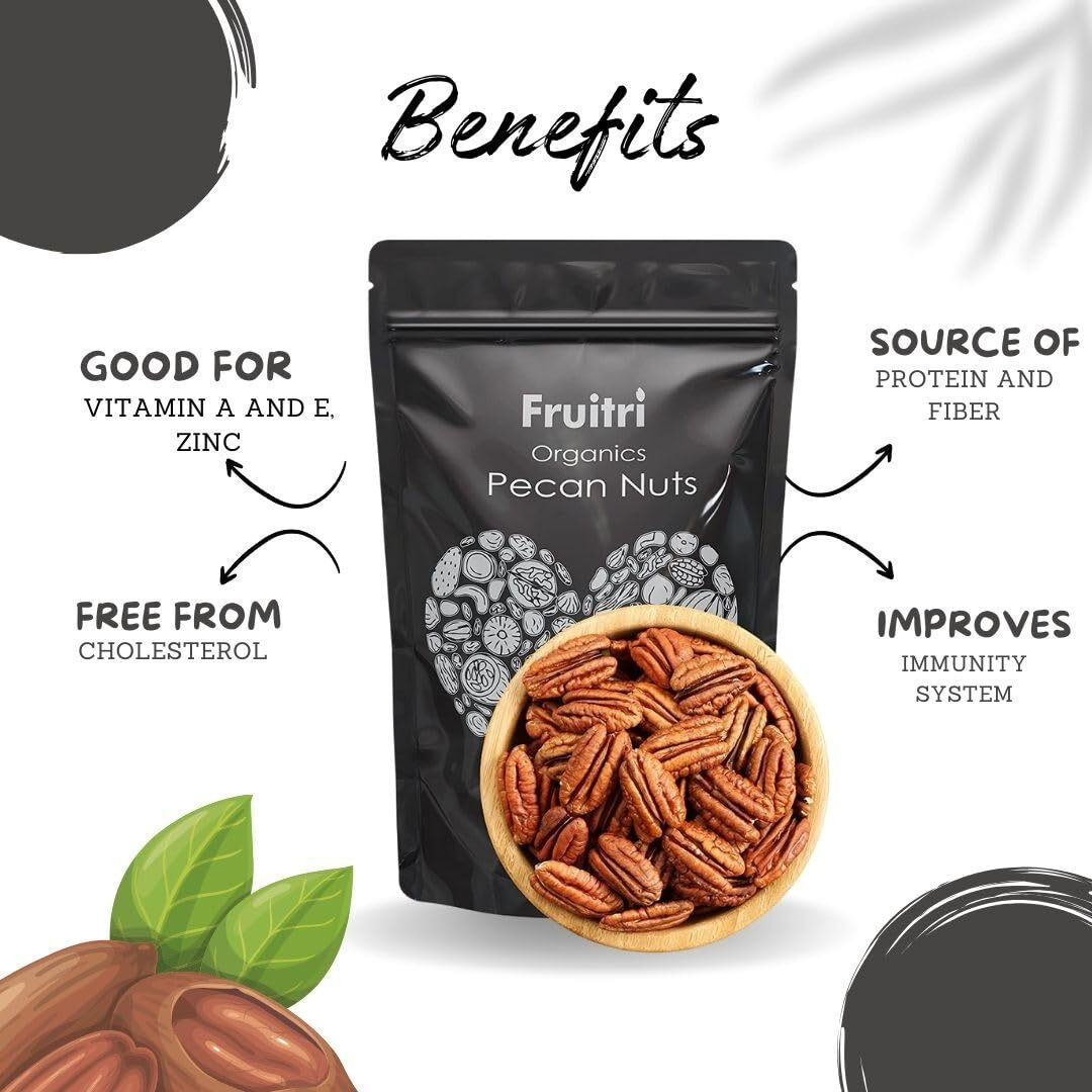 Fruitri Organic Pecan Nut (250g) (packaging may vary)