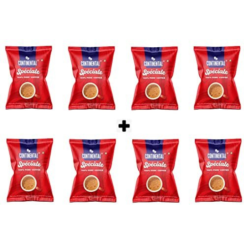 CONTINENTAL SPECIALE Instant Coffee Powder 50g Pouch | BUY 4 + GET 4 FREE | 100% Pure Coffee | PACK OF 8 | 400gm