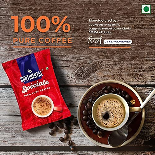 CONTINENTAL SPECIALE Instant Coffee Powder 50g Pouch | BUY 4 + GET 4 FREE | 100% Pure Coffee | PACK OF 8 | 400gm
