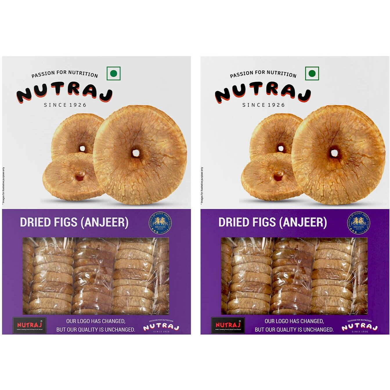 Nutraj Signature Figs 500g (250g x 2) | Dried Afghani Anjeer | Non-GMO Dried Figs | High in Minerals & Vitamins | Amazing snack | Gluten Free Dry Fig